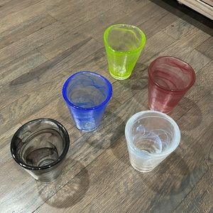 Set of 5 beautiful Kosta Boda glasses